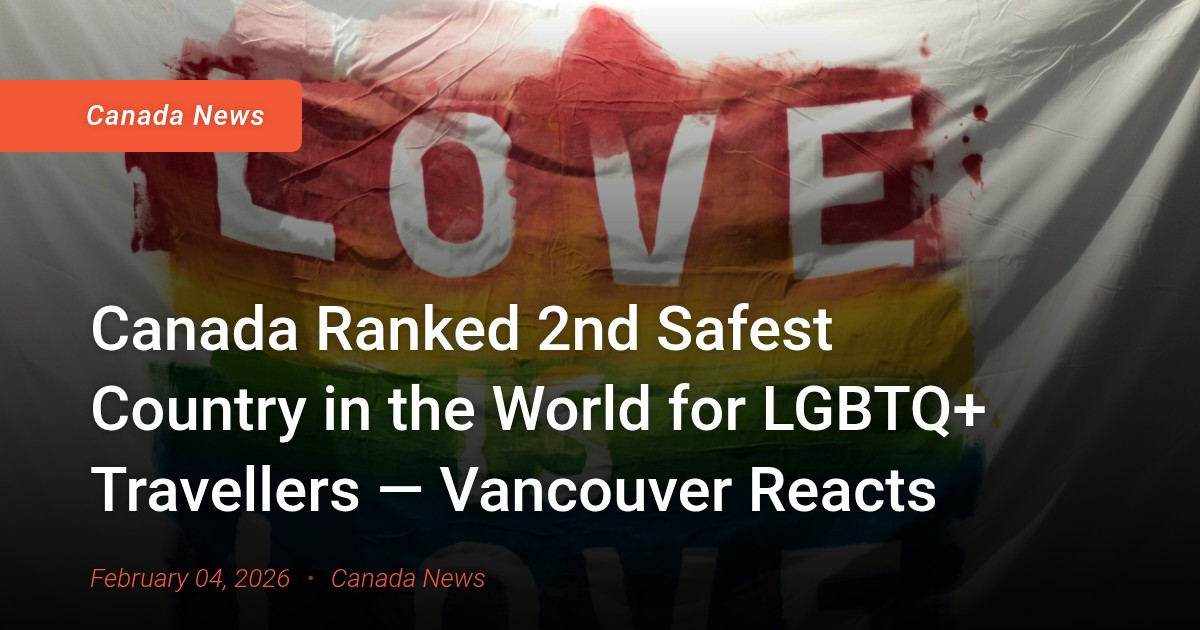 Canada Ranked 2nd Safest Country in the World for LGBTQ+ Travellers — Vancouver Reacts